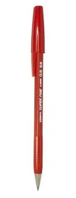 Produktbild von Kugelschreiber, 0,21 mm, mit Verschlusskappe, ZEBRA "H-8000", rot