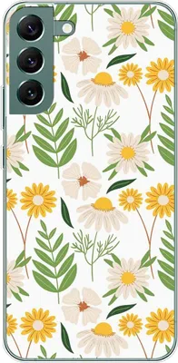 Produktbild von König Design Hülle kompatibel mit Samsung Galaxy S22 Plus 5G Kunststoff Soft Handyhülle - Handy Case Blumenmuster 2