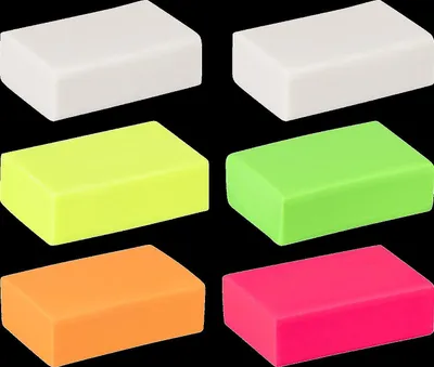 Produktbild von KNORR prandell 212159052 Modelliermassen-Set Kneten & Radieren „Colorpack Neon“, 120 g