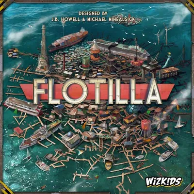 Flotilla Brettspiel – Strategiespiel für 3–5 Spieler, Englisch