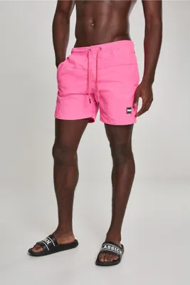 Immagine prodotto di Urban Classics - Pantaloncini da bagno BLOCK rosa neon - 5XL