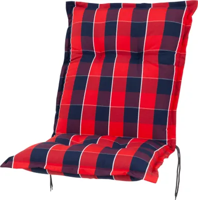 Produktbild von Auflage Niederlehner Rom 0851 rot-blau kariert 103x50x9 cm KETTtex