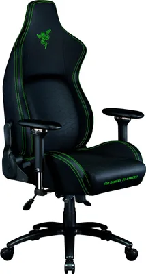 Produktbild von Razer Iskur-Premium Gaming Stuhl mit integrierter Lendenwirbelstütze, Schwarz