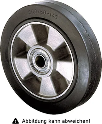 Produktbild von Rollcart Schwerlast Elastik-Rolle Ø100x40mm 180kg Tragkraft