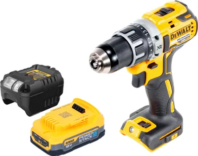 Produktbild von DeWalt DCD 791 E1 Akku Bohrschrauber 18 V 70 Nm Brushless + 1x Powerstack Akku 1,7 Ah + Ladegerät