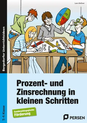 Produktbild von Prozent- und Zinsrechnung in kleinen Schritten