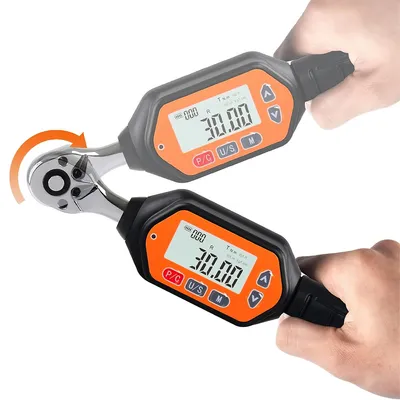 Produktbild von LCD Drehmomentschlüssel 1/4" 0,9–30 Nm, Einstellbar, 72 Zähne Ratsche, Heimwerker Profi