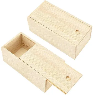 Produktbild von Aufbewahrungsbox im Vintage-Stil, Holz - Aufbewahrungsbox mit Deckel - Erinnerungsbox - Organisationsbox - Holzkiste - 20 x 10 x 8,1 cm