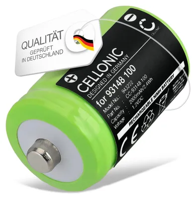 Produktbild von CELLONIC 1x Akku für Rasierer & Haarschneider Kompatibel mit Wahl 9918, 9916, 7060, 93148 100 - (2000mAh , 1.2V)