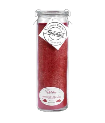 Produktbild von Big-Jumbo Kerze von Candle Factory im Glas  mit Duft in tollen Farben : gebrannte Mandeln Mit Duft Big-Jumbo: gebrannte Mandeln