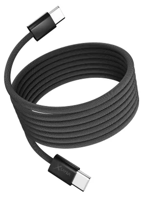 Produktbild von Xlayer Ladekabel magnetisches feingewebtes Kabel USB Typ C auf USB Typ C 100W 1.5 m