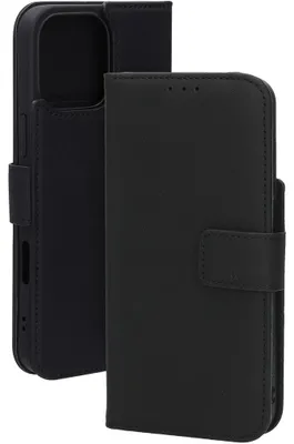 Produktbild von Mobiparts MP-127237, Geldbörsenhülle, Apple, iPhone 16 Pro Max, 17,5 cm (6.9"), Schwarz