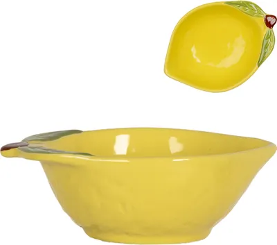 Produktbild von Clayre & Eef Schale Zitrone 100 ml Gelb Keramik