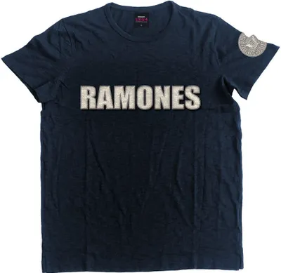 Produktbild von Ramones - T-Shirt für Herren/Damen Uni RO819 (M) (Marineblau)