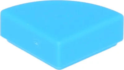 Produktbild von Lego® 1x1 Fliesen Rundecke 25269 - 50 Stück Mittleres Azurblau