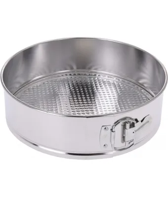 Produktbild von Set mit 3 herausnehmbaren La Cucina-Kuchenformen, Aluminium, 26 x 26 x 7,5 cm, Silber