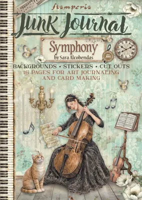 Produktbild von Stamperia Junk Journal Symphony 21x29.7 cm
