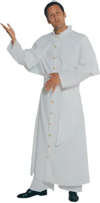 Produktbild von M203203-50 Papst weiß Herren Gewand Kostüm Gr.50