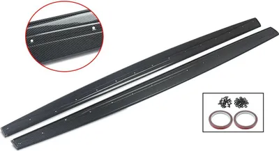 Immagine prodotto di Pannelli laterali, plastica ABS resistente, facile installazione, look in fibra di carbonio