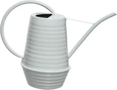 Produktbild von Decoris Gieskanne - 1 Liter - weis - Metall - Pflanzengieskanne
