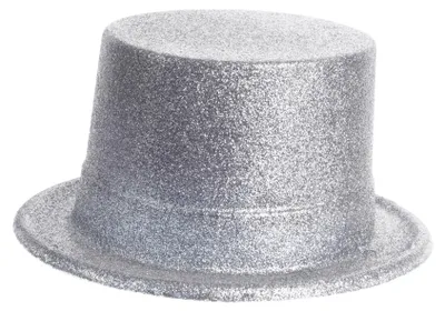 Obrázek produktu pro Párty cylindr, stříbrný