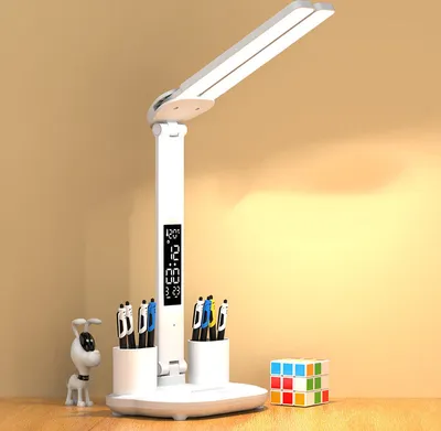 Obrázek produktu pro Inovativní stolní LED lampa pro ochranu očí a učení - energeticky úsporná a prostorově nenáročná, 3200mAh
