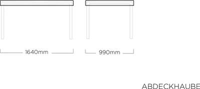 Produktbild von Kettler Abdeckhaube für Tischplatte 160 x 95 cm