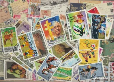 Produktbild von Briefmarken Obervolta 50 verschiedene Marken