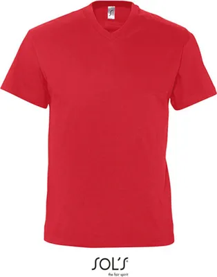 Produktbild von SOLs 11150 | V-Neck Herren Kurzarm T-Shirt Victory - Farbe: Red - Größe: 3XL