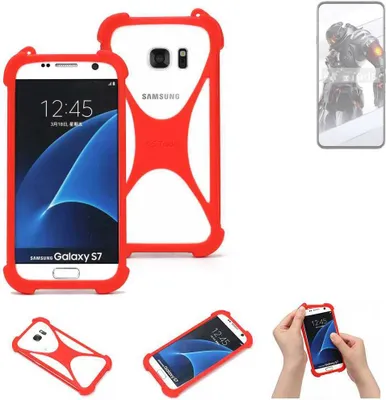 Produktbild von K-S-Trade Handy-Hülle kompatibel mit Oukitel WP35 Schutz-Hülle Bumper Silikon Schutz Hülle Cover Case Silikoncase Silikonbumper TPU Softcase