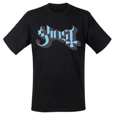 Produktbild von Ghost T-Shirt Blue/Grey Keyline Logo Uni Black L