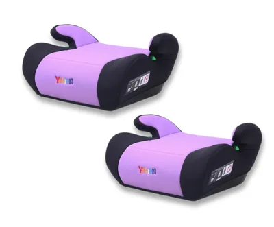 Produktbild von 2x YALION Kindersitzerhöhung Sitzerhöhung Auto Kinder Kinderautositze- Kindersitz Gruppe für Kinder von 125-150CM(ca.6-10Jahren), 3-Punkt-Gurt, ECE R1