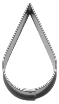 Productafbeelding van Uitsteekvorm, druppelvorm, glad, 45 x 27 mm