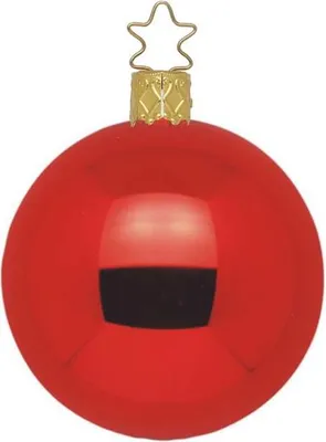 Produktbild von Kugel, rot glanz, 8cm