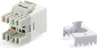Produktbild von Equip 769213, Flach, Weiß, RJ-45, IDC, Weiblich, Männlich