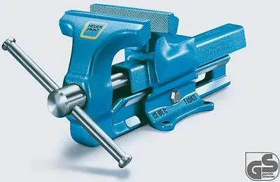 Produktbild von Parallelschraubstock HEUER Front Backen-B.120mm Spann-W.150mm geschm.HEUER