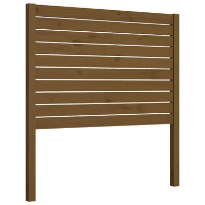 Produktbild von vidaXL Kopfteil Honigbraun 106x4x100 cm Massivholz Kiefer