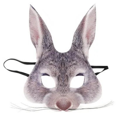 Image de Masque textile lièvre
