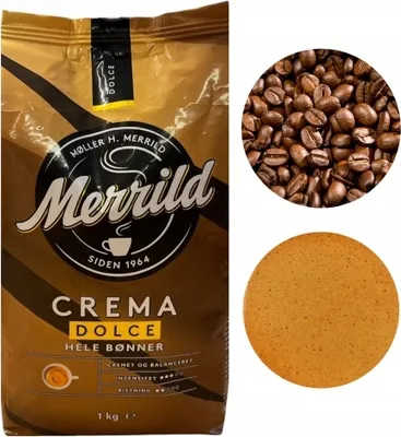Produktbild von Merrild Crema Dolce Bohnenkaffee 1kg