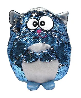 Produktbild von Pailleten-Katze als Maskottchen, 20 cm - STNUX