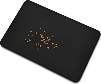 Immagine prodotto di Tappetino impermeabile in silicone per ciotole Amazon Basics, 61 x 41 cm, nero