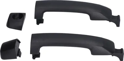 Image de 2 pièces poignée extérieure de porte 69210-0C010 Noir Accessoires automobiles Remplacement pour FJ CRUISER 2007-2014
