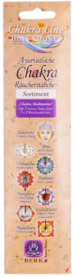 Immagine prodotto di Linea Chakra Meditazione Assortimento Berk HS-C Bastoncini d'incenso 5 Confezioni 70 bastoncini in totale