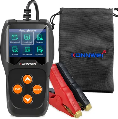 Obrázok produktu pre Konnwei KW600 LCD batériový tester 6V 12V digitálny merač poľské menu