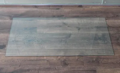 Produktbild von Rechteck 140x50cm - Funkenschutzplatte Kaminbodenplatte Glasplatte