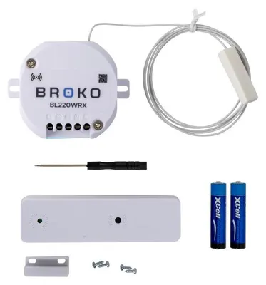 Zdjęcie produktu dla BROKO Zestaw do płyty grzewczej | BL220W | Przełącznik funkcyjny z zaciskami + czujnik okna