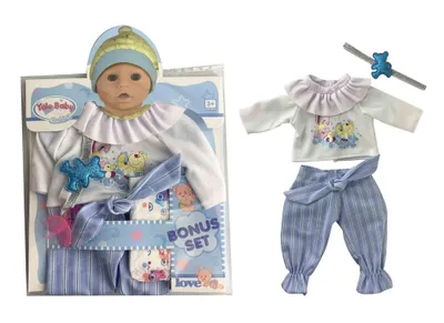 Produktbild von Puppenkleidung Set: Kleid für Puppen mit einer Größe von 40 bis 43 cm geeignet