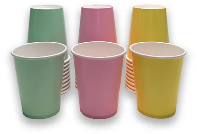 Produktbild von Einweg-Pappbecher 250 ml, 100 Stück, für Heiß- und Kaltgetränke, recyclebar