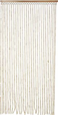 Produktbild von Bambus-Türvorhang - Naturfarben - Baumwolle - 90 x 180 cm