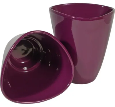 Produktbild von Orchideenkübel 406-14 dreieck pflaume